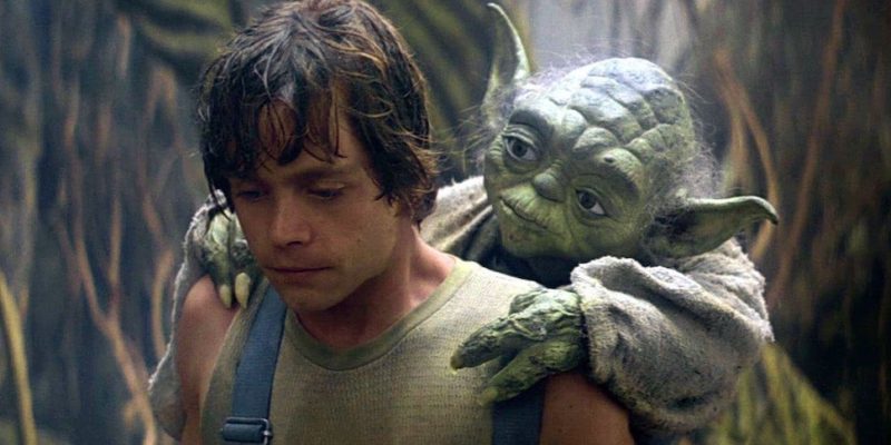 Luke Skywalker and Yoda