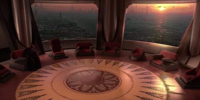 Anakin in Council Room