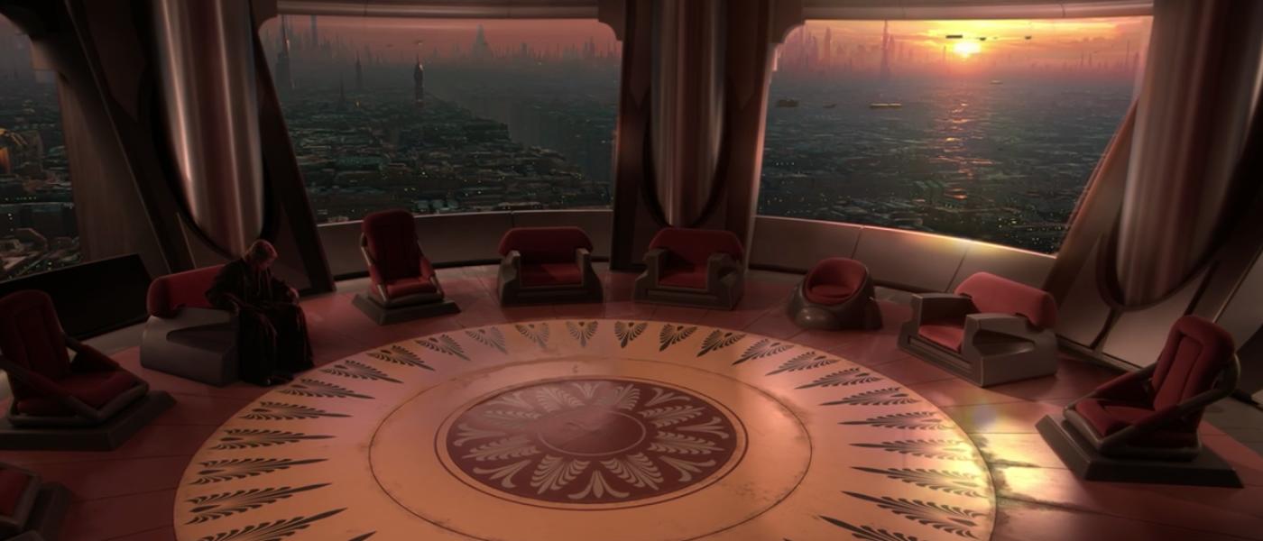 Anakin in Council Room