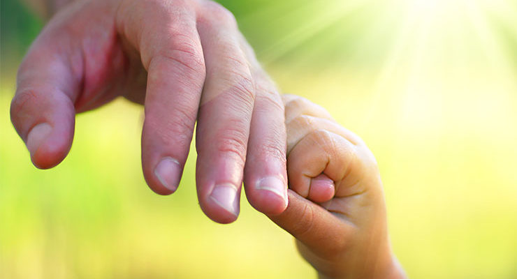Hand Father Child